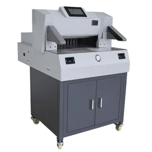 Touch Display 9cm Height Fast Speed Automatic PVC Paper Guillotine Paper Cutting Machine Price