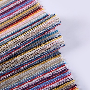 Vật Liệu Dệt Xương Cá Đặc Biệt Nhuộm Sợi Dọc Dệt Kim Polyester Đan Móc Vải Ren Cho Trang Phục - Product Image 4