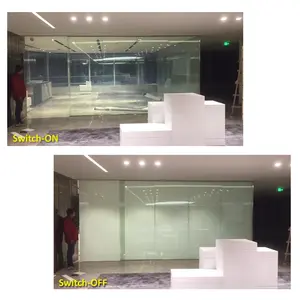 Switchable Magic Electric Control Smart Glass Factory Diming smart PDLC Glass