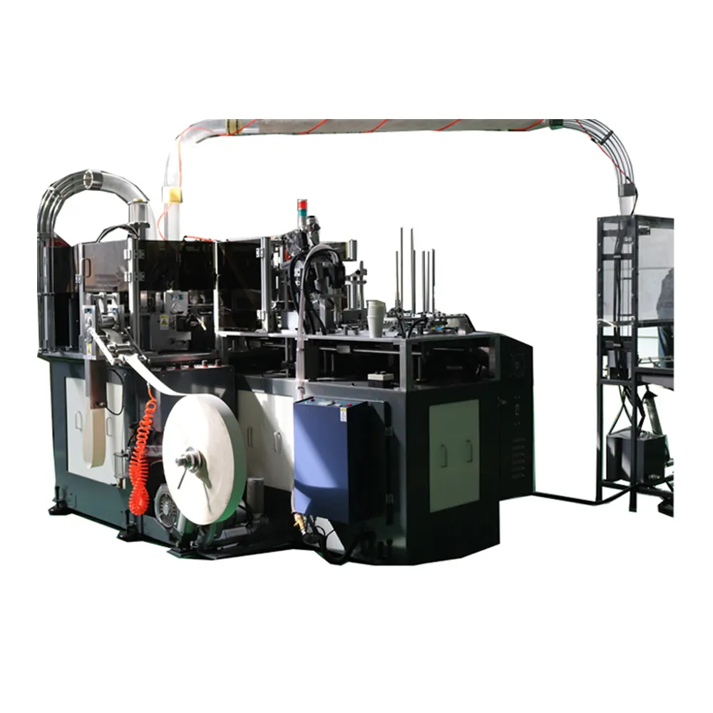 Machine pour la fabrication artisanale de gobelets en papier, distributeur automatique
