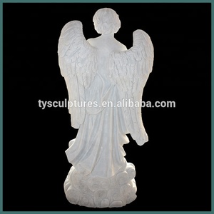 Offre Spéciale sculpture en <span class=keywords><strong>pierre</strong></span> naturelle sculptée grandeur nature sculpture d'ange en marbre <span class=keywords><strong>blanc</strong></span> à vendre - Product Image 4