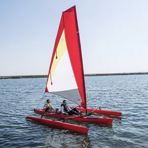 U-Boot 18ft Tri maran Fin Drive Segel kajak