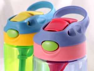 Borraccia per Studenti Personalizzata Senza BPA da 400 ml/500 ml con Cannuccia e Manico, Bottiglia d'<span class=keywords><strong>Acqua</strong></span> in Plastica Colorata per Bambini - Product Image 5