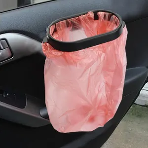 Cubo de basura de plástico, organizador de coche, bolsa de basura, marco de suspensión, soporte para bolsa de basura - Product Image 1