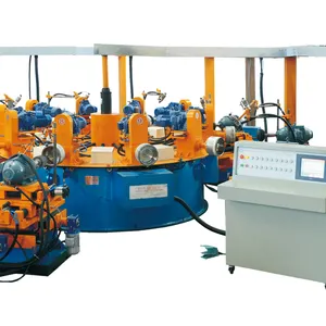 Multi Stations Interior Surface Polishing Machine for Metal Pans and Pots