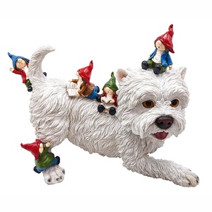 China Manufacturer Resin Unique Custom Design Dog <strong>Funny</strong> Garden <strong>Gnomes</strong> - Product Image 2
