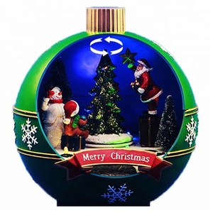 Décoration de noël noël noël en forme de boule, 50 pièces, en plastique - Product Image 1
