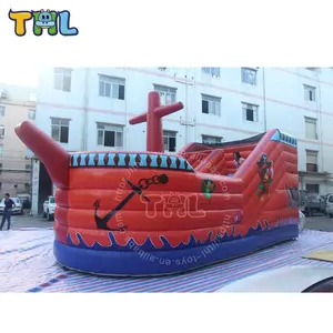 बिक्री के लिए वाणिज्यिक आउटडोर inflatable समुद्री डाकू जहाज उछालभरी महल