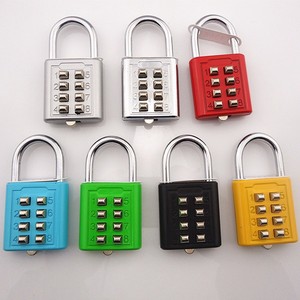 Cadenas en alliage de Zinc R328 à <span class=keywords><strong>10</strong></span> chiffres avec bouton poussoir pour store