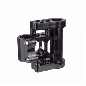Ztto ulight 7075 אופני סגסוגת אלומיניום גזע 25.4 מ "מ מתכווננת כפול גזע לקיפול אופניים קיפול - Product Image 2