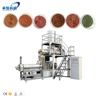 Machine d'extrudeuse de granulés d'alimentation de poissons fingerlings équipement de production d'aliments pour poissons flottants petite ligne de traitement de ferme d'aquaculture