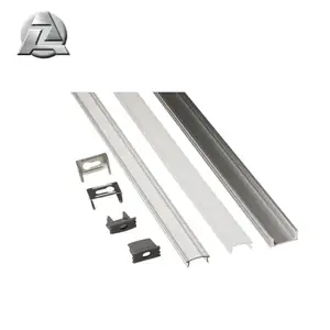 Perfil de aluminio para tiras led, 10x10, con cubierta pmma