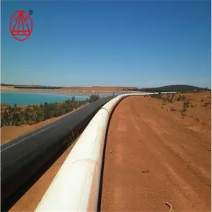 Jiangte HDPE מוצק קיר trenchless צנרת HDPE מים צינור אספקת מערכת