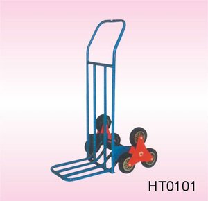 พับบันไดมือรถเข็น <span class=keywords><strong>HT0101</strong></span>,6ล้อมือรถเข็นสำหรับปีนเขาบันได - Product Image 4