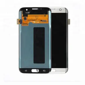 חם למכור 100% טלפון סלולרי חדש מקורי lcd מסך עבור Samsung S7 קצה lcd מסך מגע