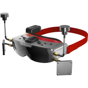 TopSky Wingman 46 degree FOV 800x600px FPV goggles with TWIN module bay DVR HD 48CH 2200mah Battery