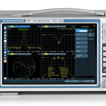 R & S ZNL6 Vector Netwerk Analyzer De 3-In-1 Allrounder 5 Khz Tot 6 Ghz