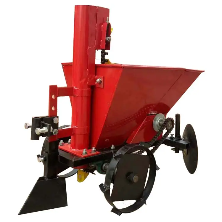 farm machine one row walking tractor potato seeder