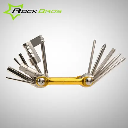 ROCKBROS 포켓 자전거 수리 도구 다기능 도구 산악 자전거 도로 자전거 미니 조합 드라이버 세트