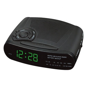 Novelty Khách Sạn Cung Cấp Phòng LED Radio Kỹ Thuật Số Snooze Đồng Hồ Báo Thức <span class=keywords><strong>24</strong></span> Giờ Hiển Thị Bảng AM FM Radio - Product Image 3