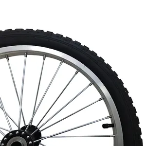 The Wheel 20 Inch Bicycle Aluminum Spoke Rubber Pneumatic Wheels