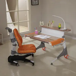 Wholesales mesa de estudo infantil e cadeira com design ergonômico