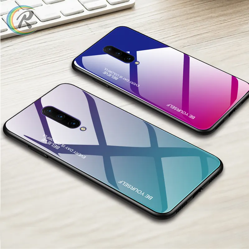 Alibaba best sellers for oneplus 6t phone case back cover silicone frame hard glass