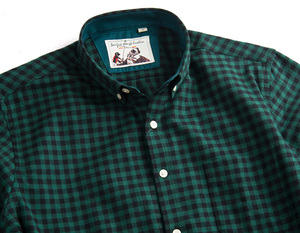 <span class=keywords><strong>Camicia</strong></span> in <span class=keywords><strong>flanella</strong></span> personalizzata da uomo OEM Service Plaid da fabbrica con colletto alto taglie Plus Size <span class=keywords><strong>camicia</strong></span> da uomo per l'autunno - Product Image 3