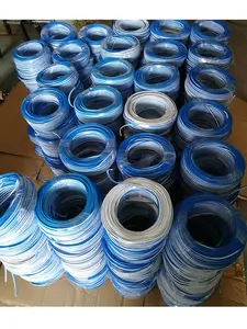 <span class=keywords><strong>Cable</strong></span> de Audio Estéreo de Alta Calidad con Revestimiento de PVC Azul y <span class=keywords><strong>Blanco</strong></span>, 50m de Longitud, Blindaje Trenzado, Conectores Dorados, ROHS para HDTV - Product Image 3