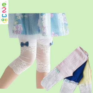 bambini ragazzi ragazze <span class=keywords><strong>leggings</strong></span> di pizzo breve - Product Image 1