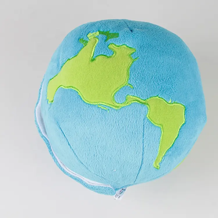 High quality custom stuffed space globe planet moon plush earth doll toy