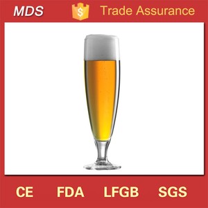 Nuevo estilo al por mayor vertige carlsberg cerveza de cristal con el vástago - Product Image 1