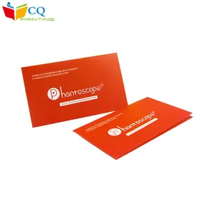 China fabricante papel de apresentação de luxo pasta impressão flyer com logotipo personalizado