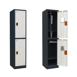 Phòng tập thể dục kim loại hai cử<span class=keywords><strong>a</strong></span> ra vào 2 <span class=keywords><strong>tier</strong></span> <span class=keywords><strong>locker</strong></span> với hai màu sắc khác nhau - Product Image 5