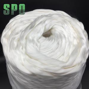 Fibra de Seda Sin Teñir en Oferta, Tops de Seda de Capullo de Gusano de Seda para Mezclar con Fibra Merino, Precio de Fábrica - Product Image 1