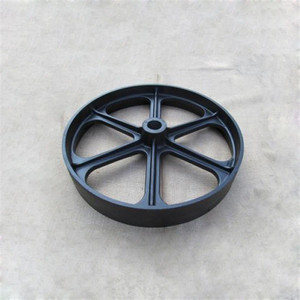 Rueda de hierro fundido de 24 pulgadas de alta calidad de fábrica profesional para cabañas de pastor - Product Image 5