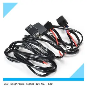 Upgrade Automotive Xenon Electrical Hid Car Light Relay Wiring Harness For 9004 9007 HB1 HB5 Car Lights