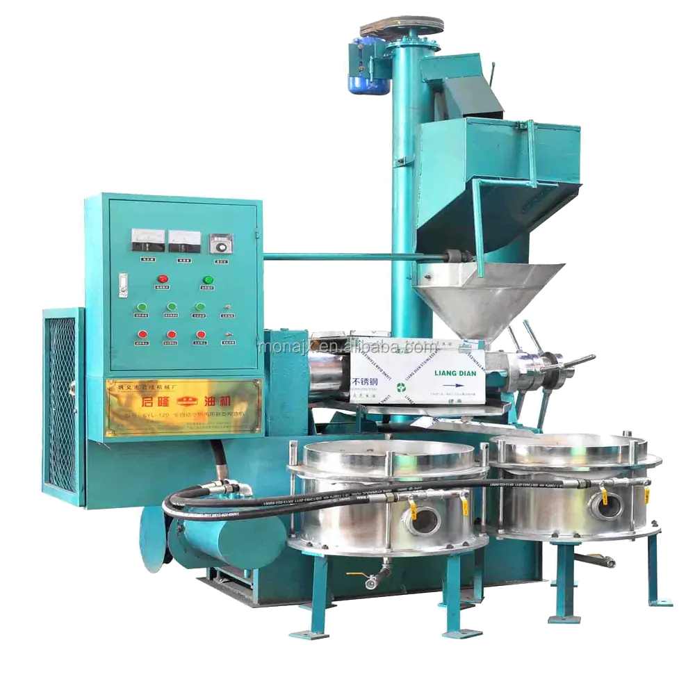 Commercial Cold And Hot Press Peanut Coconut Sunflower Oil Press Machine Oil Mill Making Pressing Extracting Machine
