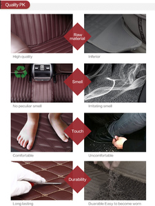 Tapis de sol de voiture pour toyota corolla camry, 4 unités, vente en gros - Product Image 5