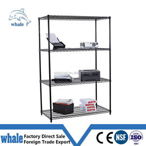 NSF אבקה מצופה 4 Tier מסחרי מדף פלדת חוט מדפי מדף - Product Image 2