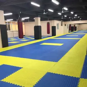 Taekwondo dövüş sanatı tarzı MMA Grappling kukla boks eğitim ekipmanları tatami bulmaca paspaslar eva köpük fayans zemin mat