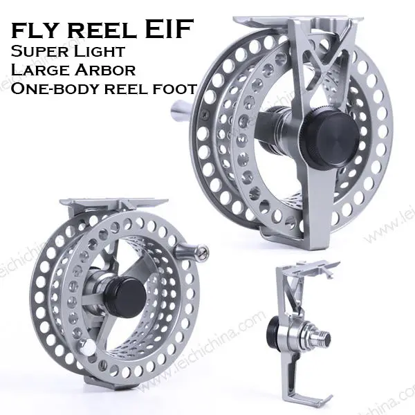 New fine quality one body reel foot fishing large arbor fly reel