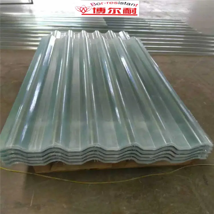 corrugated fiberglass roof panels frp exterior wall panel fiberglass wall panels Transparent Glass Fiber Sheet