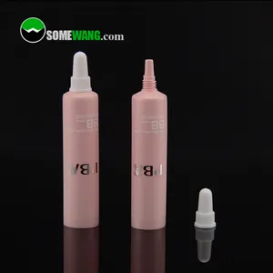 Dia-16mm longo nariz espremido vazio tubo cosmético para creme