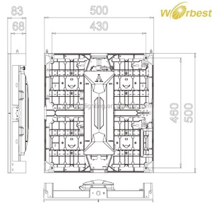 Новый продукт высокого качества 2018 Китай <span class=keywords><strong>xxx</strong></span> фото занавес светодиодный дисплей 500*500 мм <span class=keywords><strong>xxx</strong></span> видео - Product Image 6