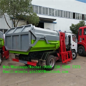 Camión de basura de 5 toneladas, camión de basura de 4x2, con cargador lateral, para limpieza, venta - Product Image 3
