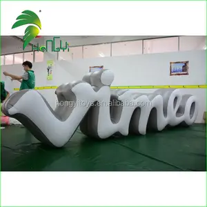 4M Giant Inflatable Letters Model Gray Inflatable Alphabet Shape For Advertising