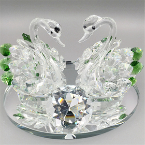 Hermosos cisnes regalos multifunción cristal decoración para <span class=keywords><strong>el</strong></span> hogar - Product Image 2