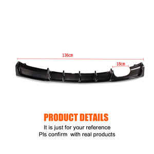 Difusor Trasero de Fibra de Carbono F30 para BMW F30 <span class=keywords><strong>320i</strong></span> 328i 330i M Sport con Tubos Dobles Serie 3 12-17 - Product Image 5