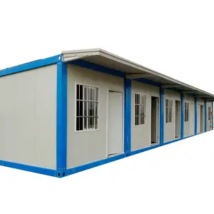 20' Low Cost Chennai Costa Rica Expandable Prefab Shipping Container Container Houses Galvanized Steel Materials Hotel 5 Years